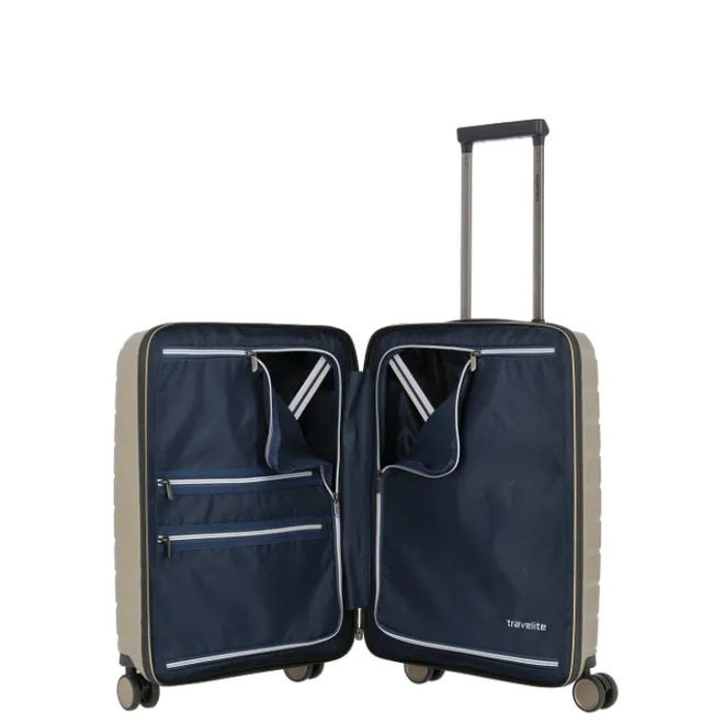 Best Travelite Air Base 4 Wiel Trolley S champagne metallic