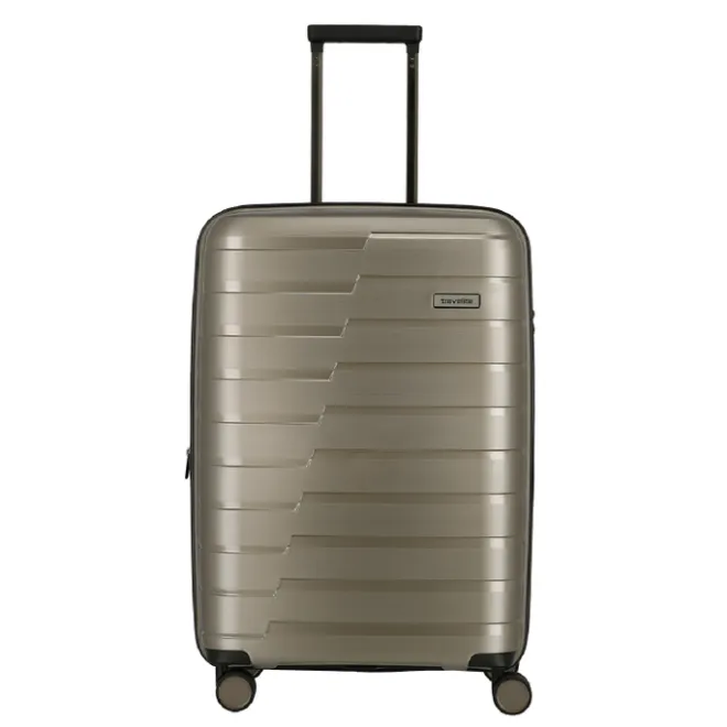 Hot Travelite Air Base 4 Wiel Trolley M Expandable champagne metallic
