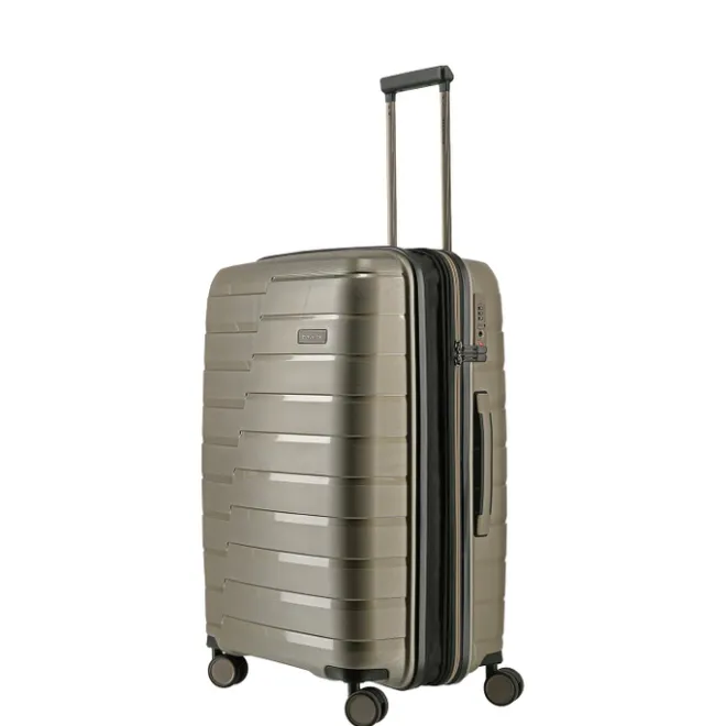 Hot Travelite Air Base 4 Wiel Trolley M Expandable champagne metallic