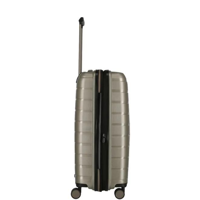 Hot Travelite Air Base 4 Wiel Trolley M Expandable champagne metallic