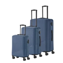 Clearance Travelite Bali 4 Wiel Trolley M blue