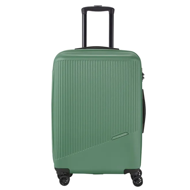 Clearance Travelite Bali 4 Wiel Trolley M green