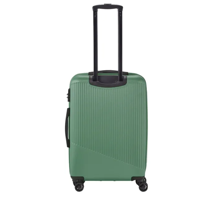 Clearance Travelite Bali 4 Wiel Trolley M green