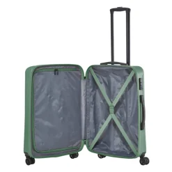 Clearance Travelite Bali 4 Wiel Trolley M green