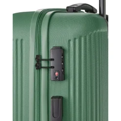 Clearance Travelite Bali 4 Wiel Trolley M green