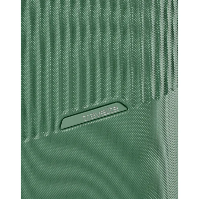 Clearance Travelite Bali 4 Wiel Trolley M green