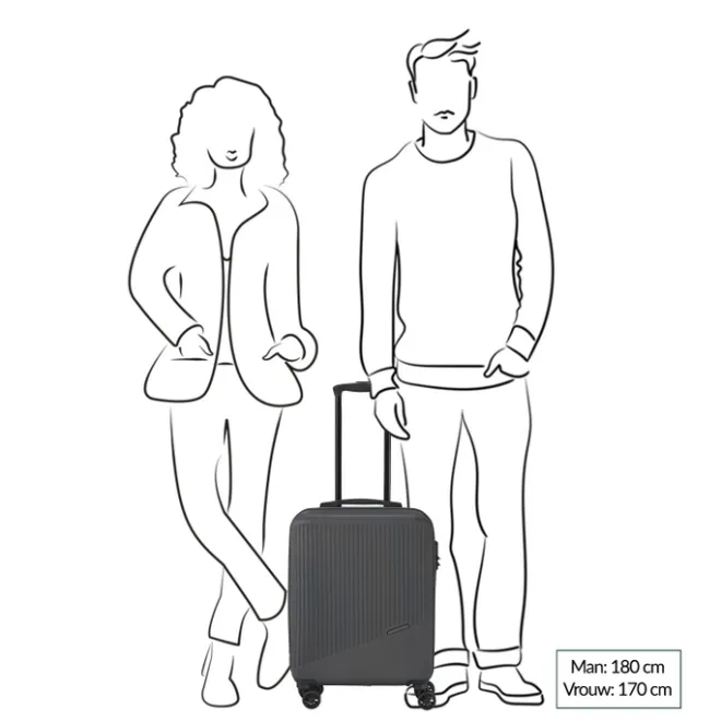 New Travelite Bali 4 Wiel Trolley S anthracite