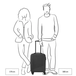Online Travelite Bali 4 Wiel Trolley S white/cognac