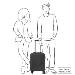 Hot Travelite Bali 4 Wiel Trolley S blue