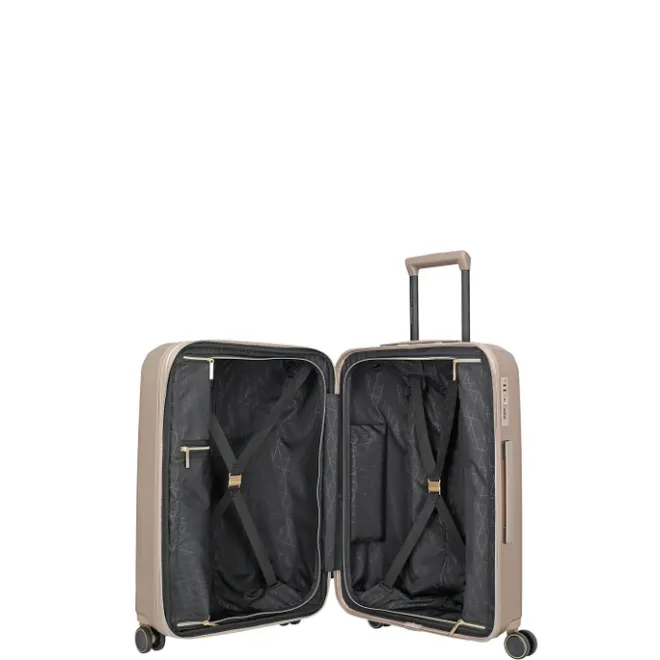 Outlet Travelite Barbara Novelty 4 Wheel Trolley M satin nude