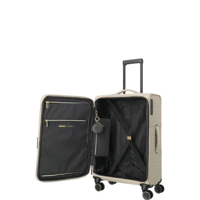 Hot Travelite Barbara Stepp 4 Wheel Trolley M champagner