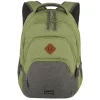 Online Travelite Basics Backpack Melange green/grey