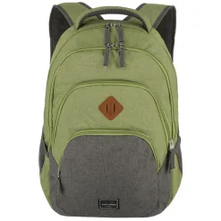 Online Travelite Basics Backpack Melange green/grey