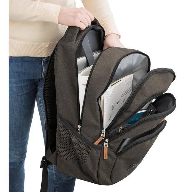 Online Travelite Basics Backpack Melange green/grey