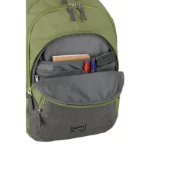 Online Travelite Basics Backpack Melange green/grey
