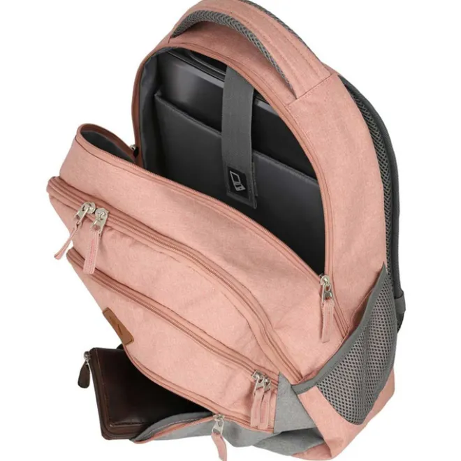 Clearance Travelite Basics Backpack Melange rose/grey