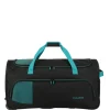 Clearance Travelite Basics Fresh Wheeled Duffle black/petrol