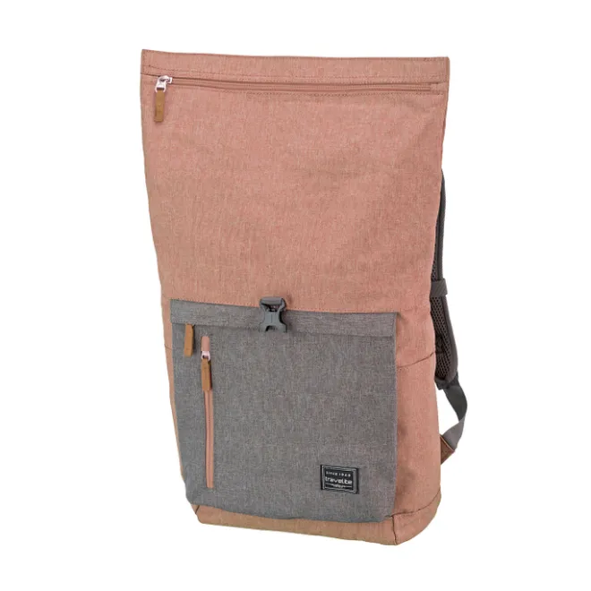 Online Travelite Basics Rollup Backpack rose/grey