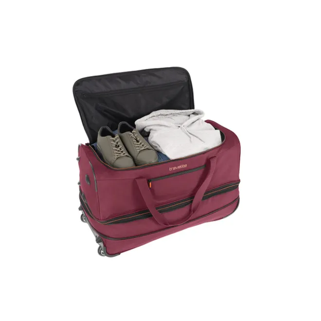 Hot Travelite Basics Wheeled Duffle 70 Expandable dark red