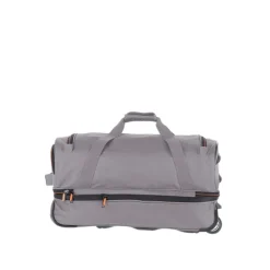 Travelite Basics Wheeled Duffle 55 Expandable grey