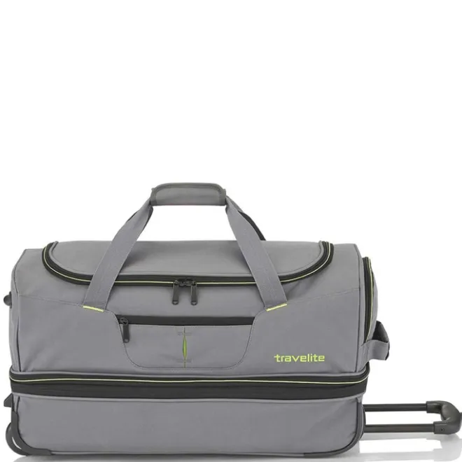 Travelite Basics Wheeled Duffle 55 Expandable grey