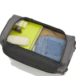 Travelite Basics Wheeled Duffle 55 Expandable grey