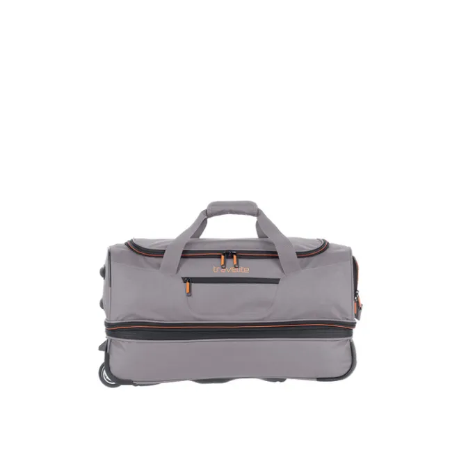 Travelite Basics Wheeled Duffle 55 Expandable grey