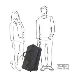 Outlet Travelite Basics Wheeled Duffle. Exp. 78cm black