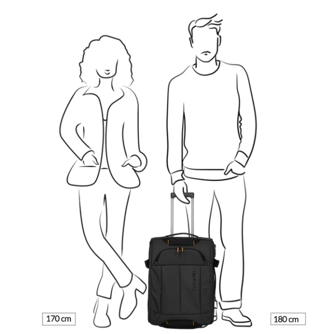 New Travelite Briize Wheeled Duffle S black
