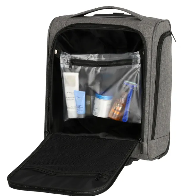 New Travelite Cabin 2 Wiel Underseater 43cm grey melange