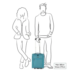 Hot Travelite Cabin 2 Wiel Underseater 43cm petrol