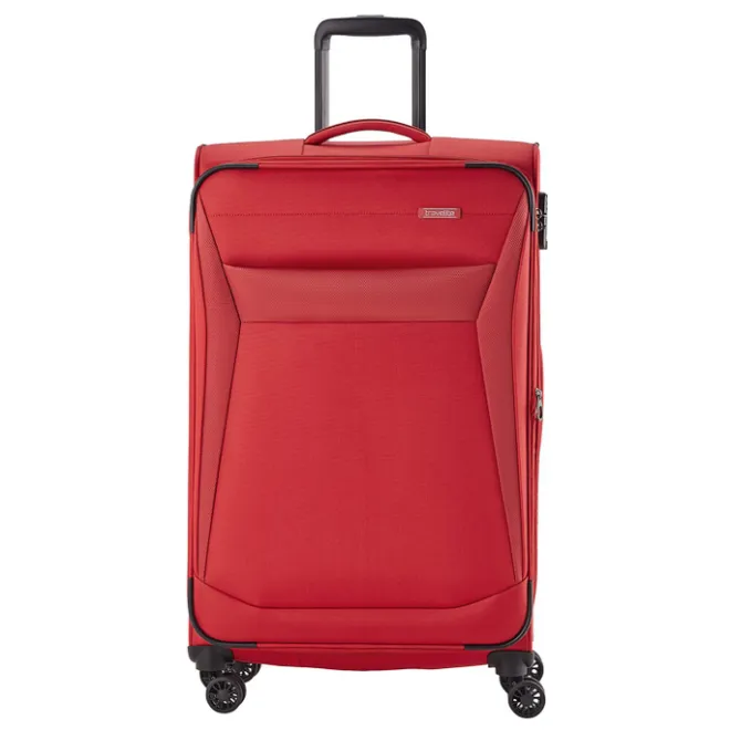 Hot Travelite Chios 4 Wiel Trolley L red