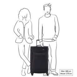 Hot Travelite Chios 4 Wiel Trolley L red
