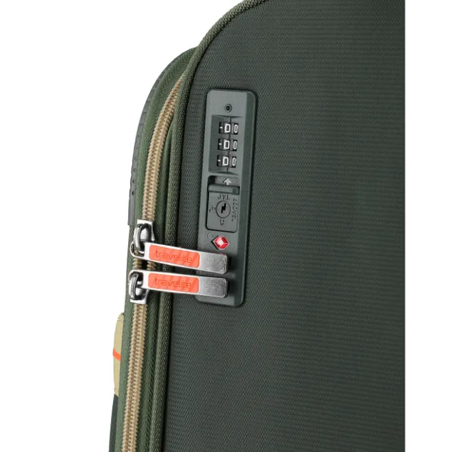 Best Travelite Color Craze 4 Wheel Cabin Trolley olive