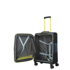 Clearance Travelite Color Craze 4 Wheel Trolley M navy