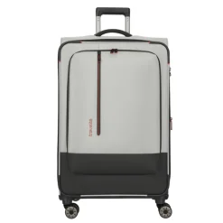 New Travelite Crosslite 5.0 4w Trolley L white sand