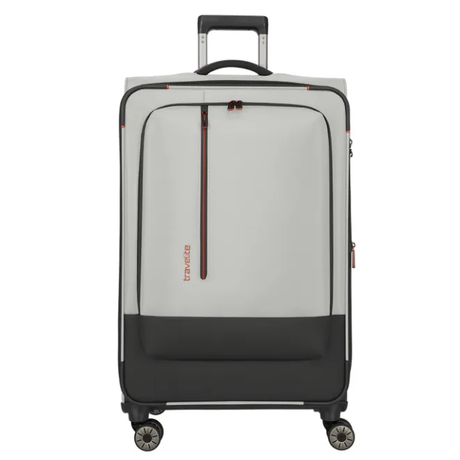New Travelite Crosslite 5.0 4w Trolley L white sand