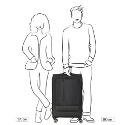 New Travelite Crosslite 5.0 4w Trolley L white sand