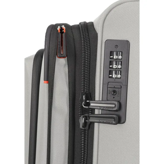 New Travelite Crosslite 5.0 4w Trolley L white sand