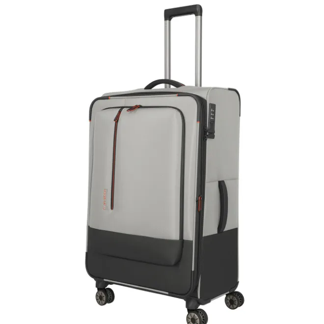 New Travelite Crosslite 5.0 4w Trolley L white sand