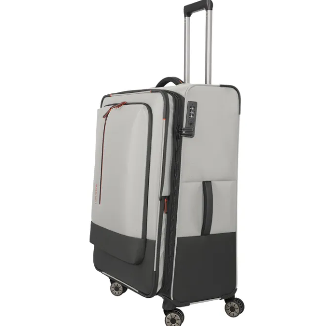 New Travelite Crosslite 5.0 4w Trolley L white sand