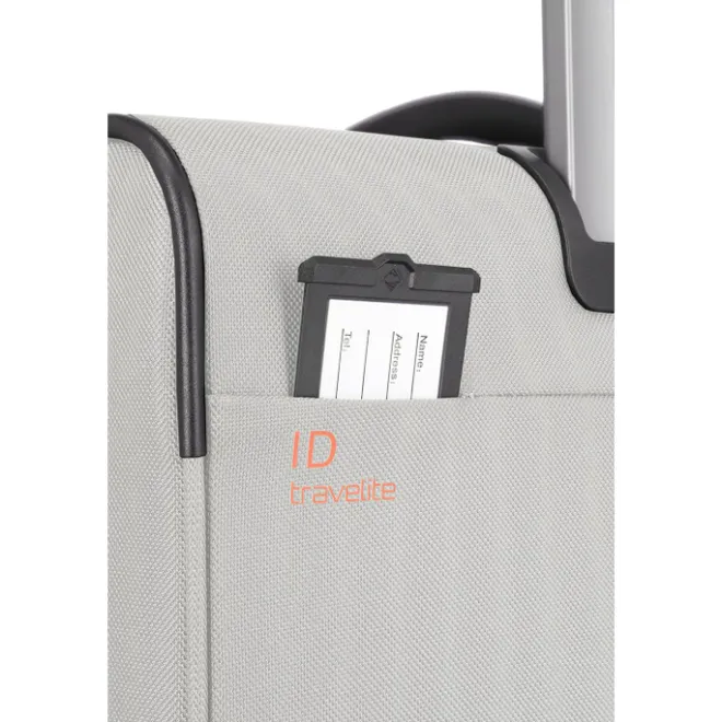 New Travelite Crosslite 5.0 4w Trolley L white sand