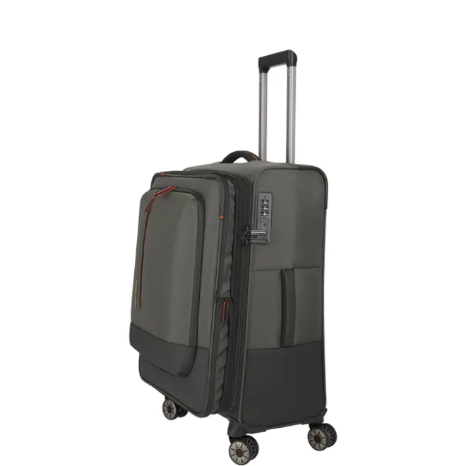 Clearance Travelite Crosslite 5.0 4w Trolley M dark olive
