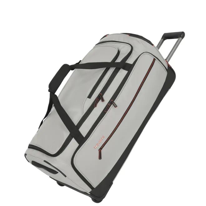 Outlet Travelite Crosslite 5.0 Wheeled Duffle L white sand