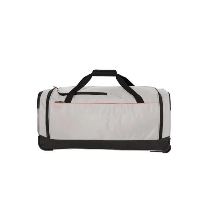 Outlet Travelite Crosslite 5.0 Wheeled Duffle L white sand
