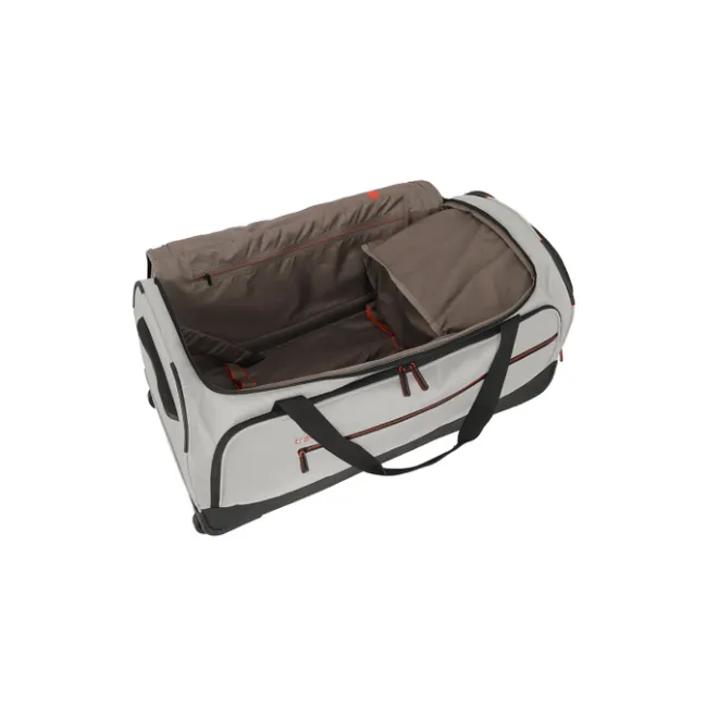 Outlet Travelite Crosslite 5.0 Wheeled Duffle L white sand