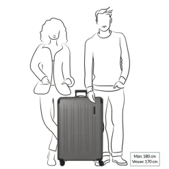 New Travelite Dynamiic 4 Wheel Trolley XL amber