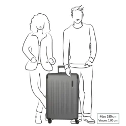 Discount Travelite Dynamiic 4 Wheel Trolley L amber