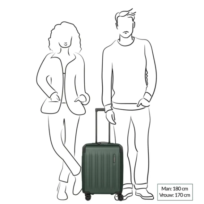Discount Travelite Dynamiic 4 Wheel Cabin Trolley amber