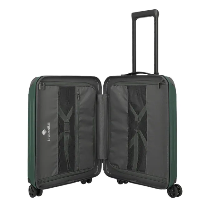 New Travelite Dynamiic 4 Wheel Cabin Trolley green